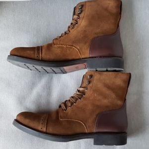 coach bleecker cap toe boots